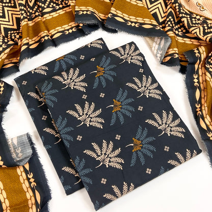 Sapphire Digital Printed Linen 3PC