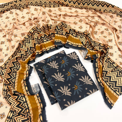 Sapphire Digital Printed Linen 3PC