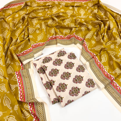 Sapphire Digital Printed Linen 3PC