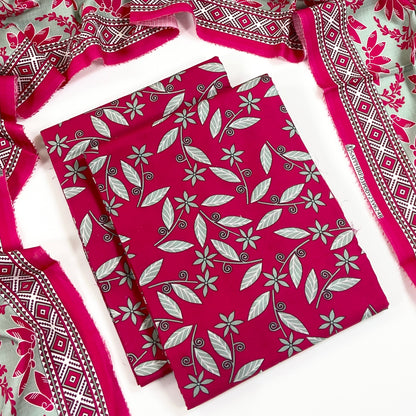 Sapphire Digital Printed Linen 3PC