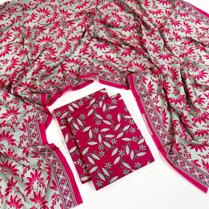 Sapphire Digital Printed Linen 3PC