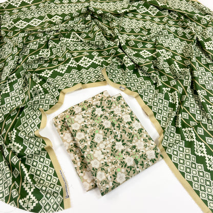 Sapphire Digital Printed Linen 3PC
