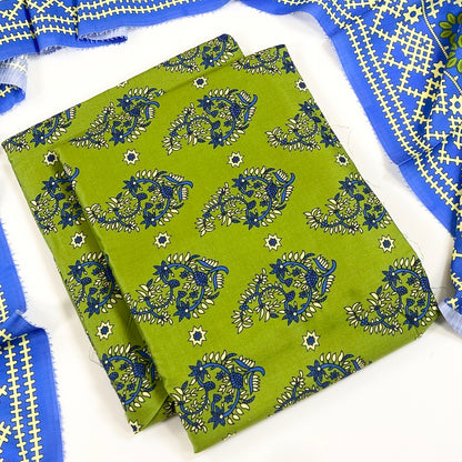 Sapphire Digital Printed Linen 3PC