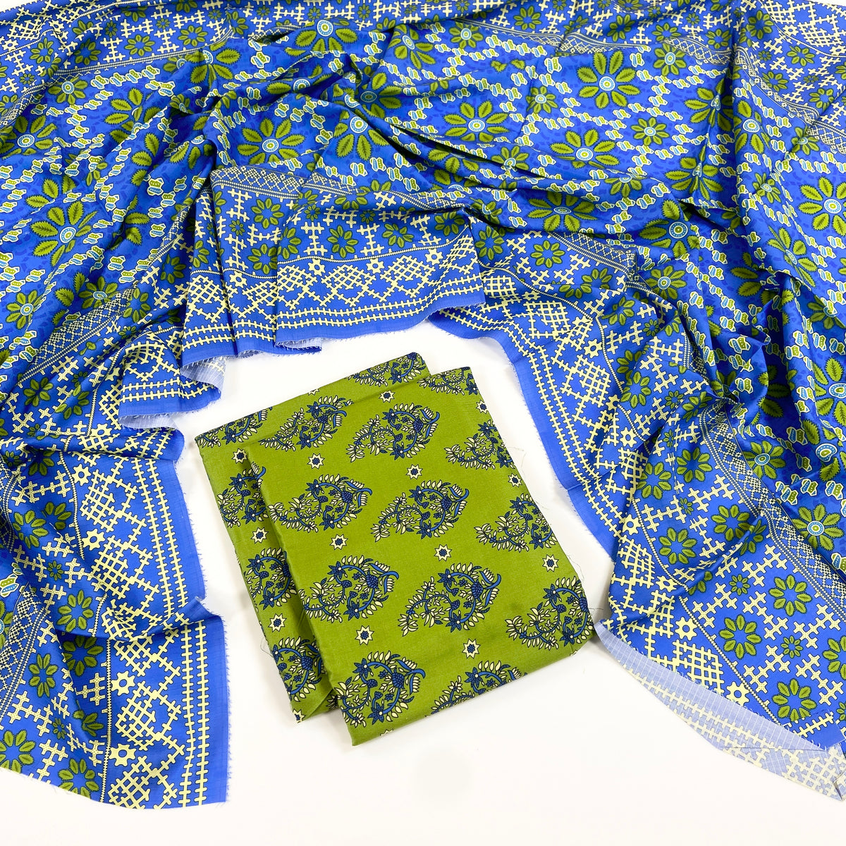 Sapphire Digital Printed Linen 3PC
