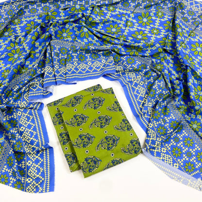Sapphire Digital Printed Linen 3PC