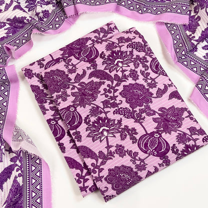 Sapphire Digital Printed Linen 3PC