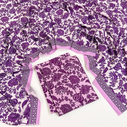 Sapphire Digital Printed Linen 3PC