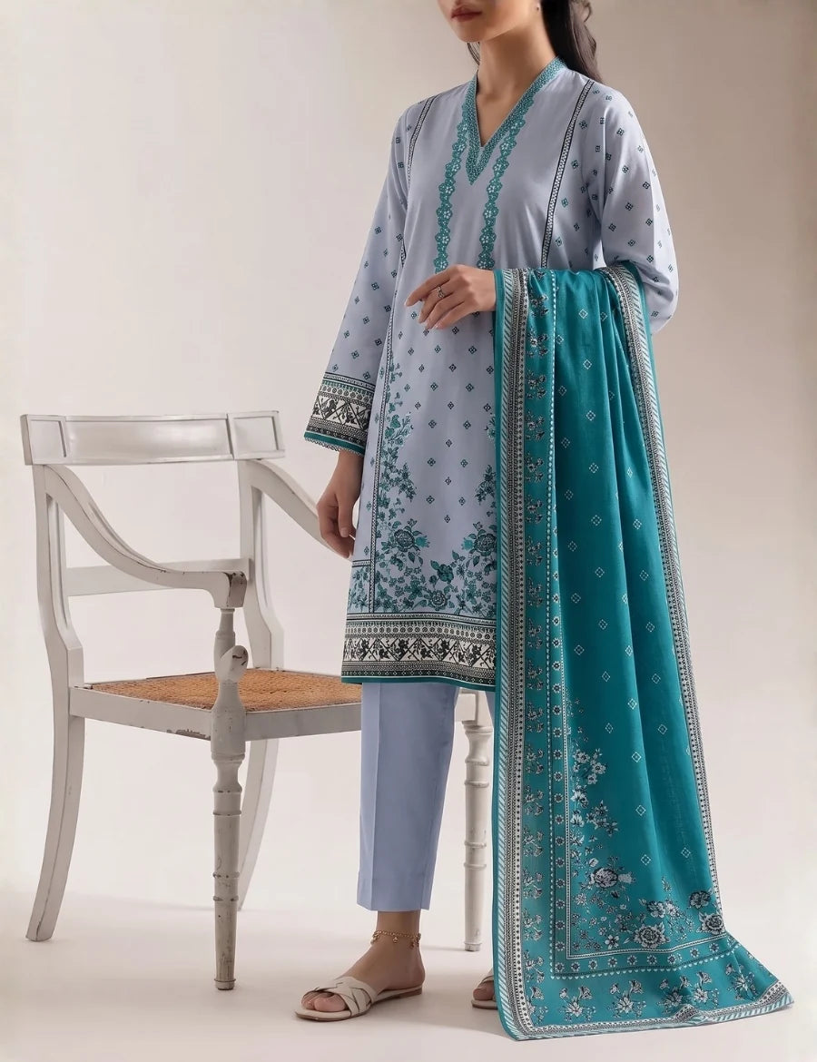 Saya Digital Printed Lawn 3PC