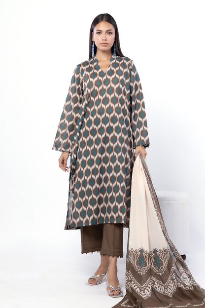 Khaadi Digital Printed Lawn 3PC
