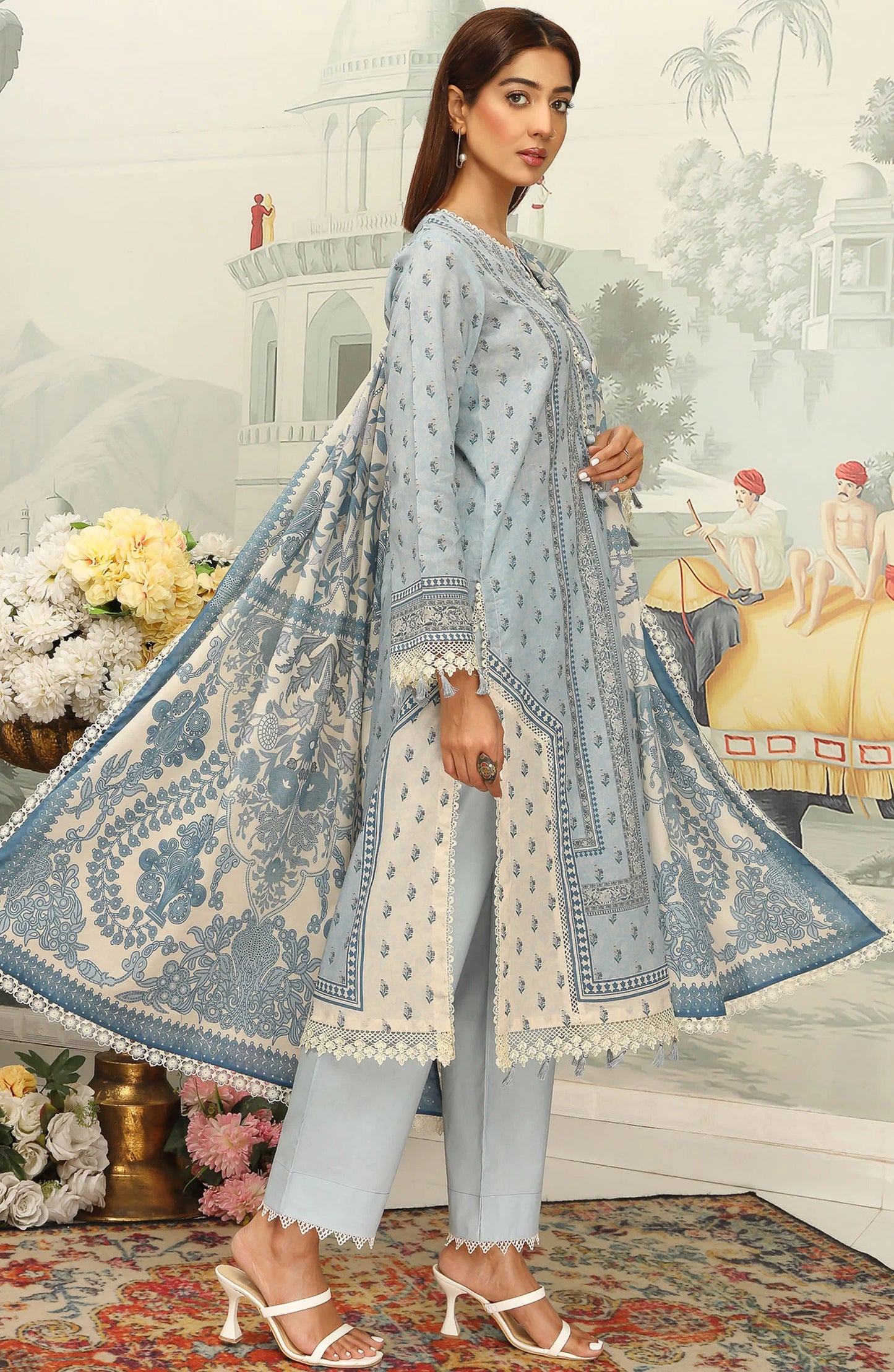 Mausummery Digital Printed Lawn 3PC