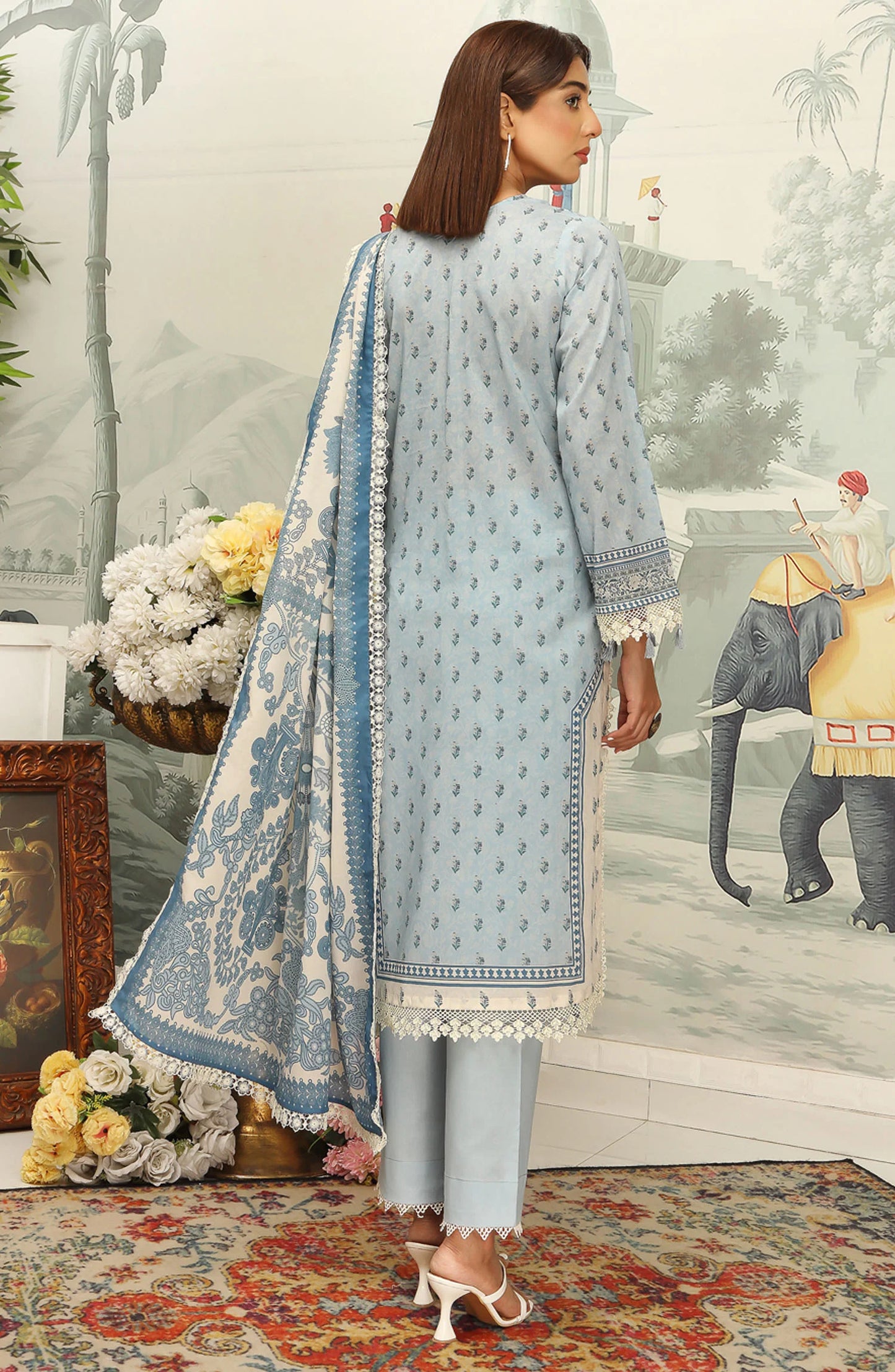 Mausummery Digital Printed Lawn 3PC