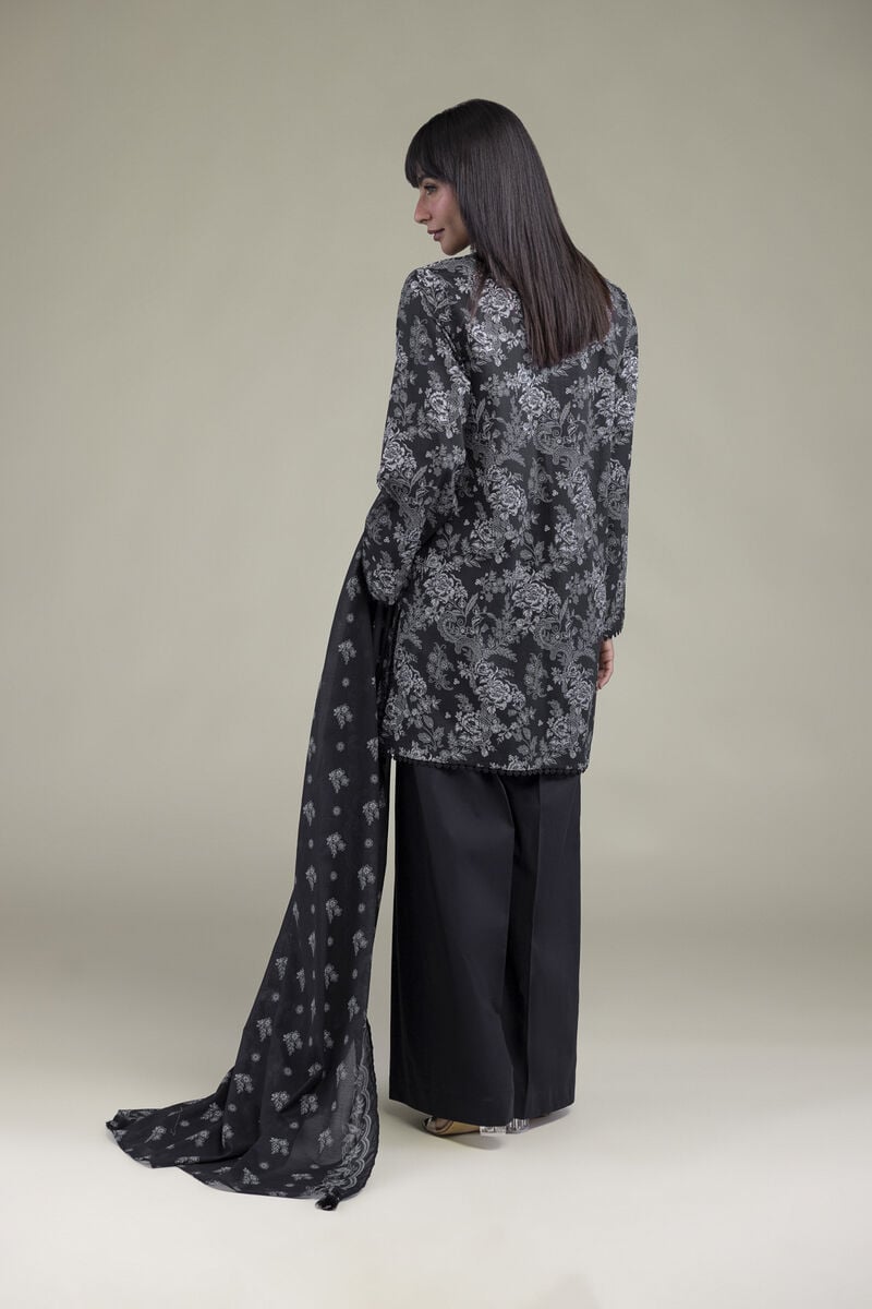 Khaadi Embroidered Lawn 3PC