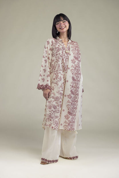Khaadi Embroidered Lawn 3PC