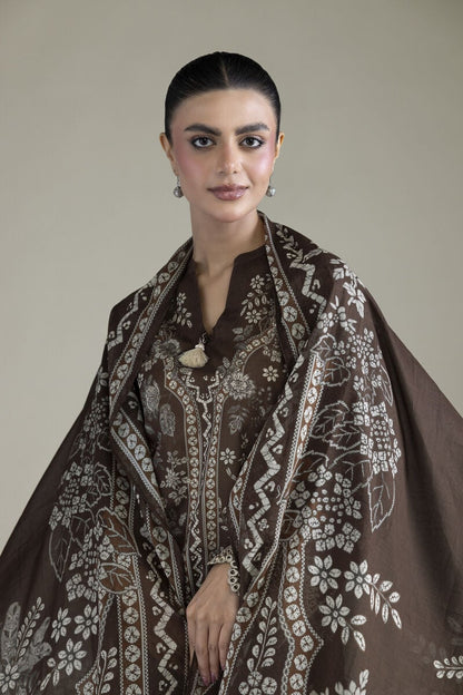 Khaadi Embroidered Lawn 3PC