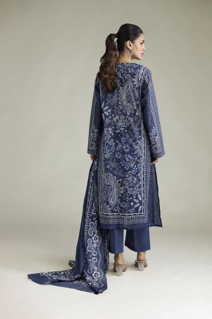 Khaadi Embroidered Lawn 3PC