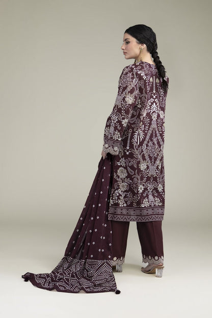 Khaadi Embroidered Lawn 3PC
