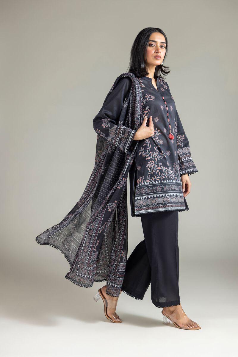 Khaadi Digital Printed Lawn 3PC