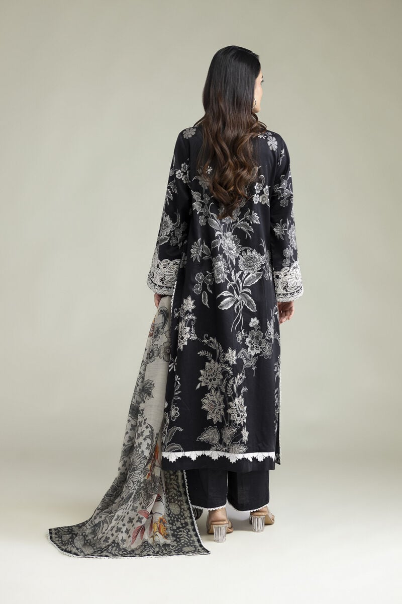 Khaadi Embroidered Lawn 3PC