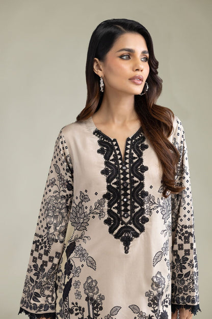 Khaadi Embroidered Lawn 3PC