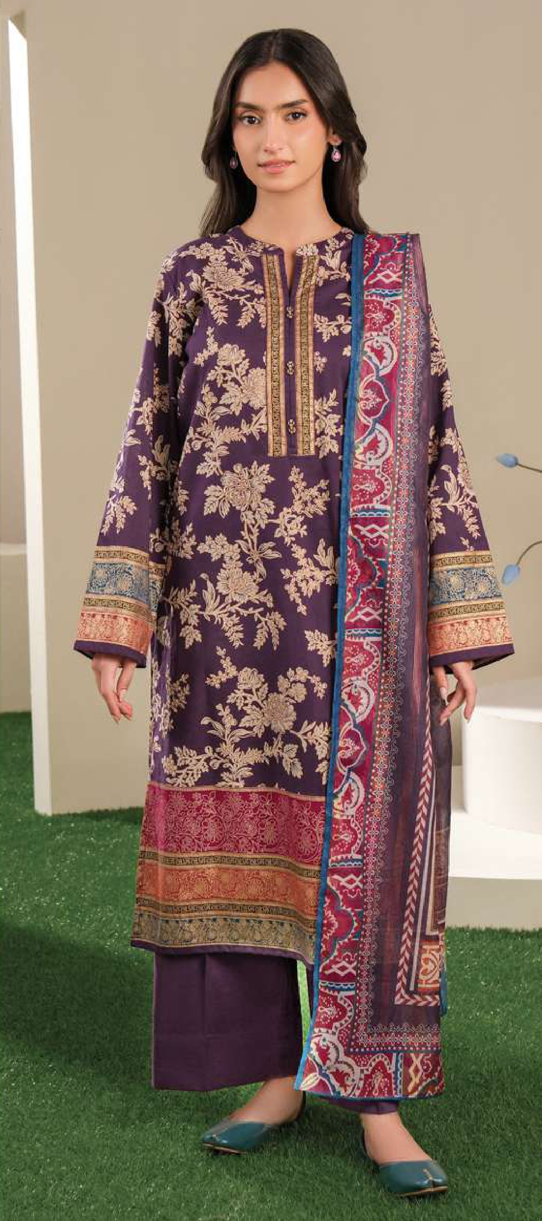 Limelight Printed Lawn 3PC
