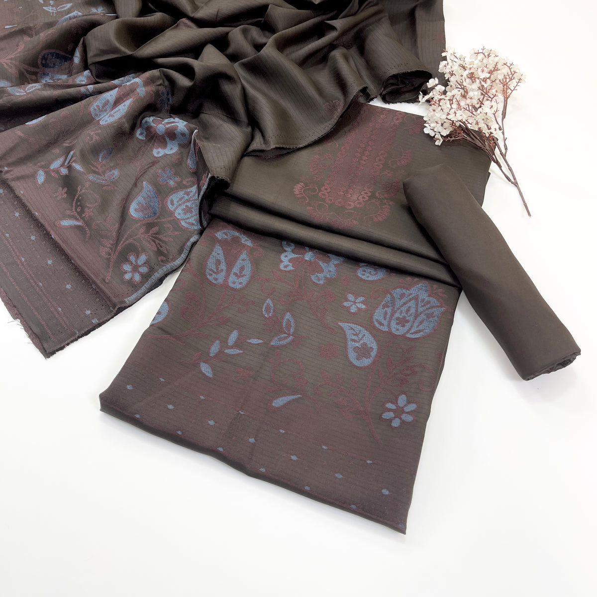 Sapphire Jacquard Viscose 3PC