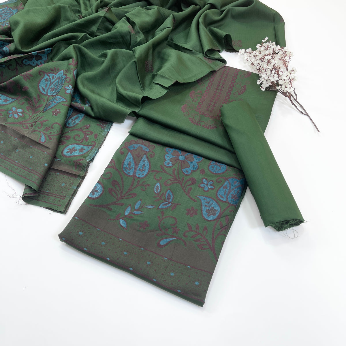 Sapphire Jacquard Viscose 3PC
