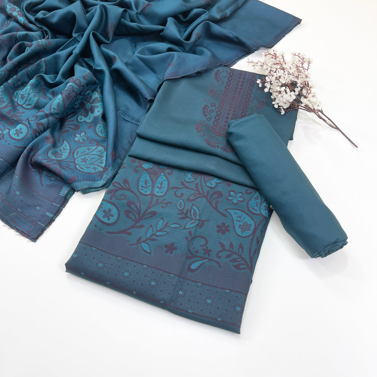Sapphire Jacquard Viscose 3PC