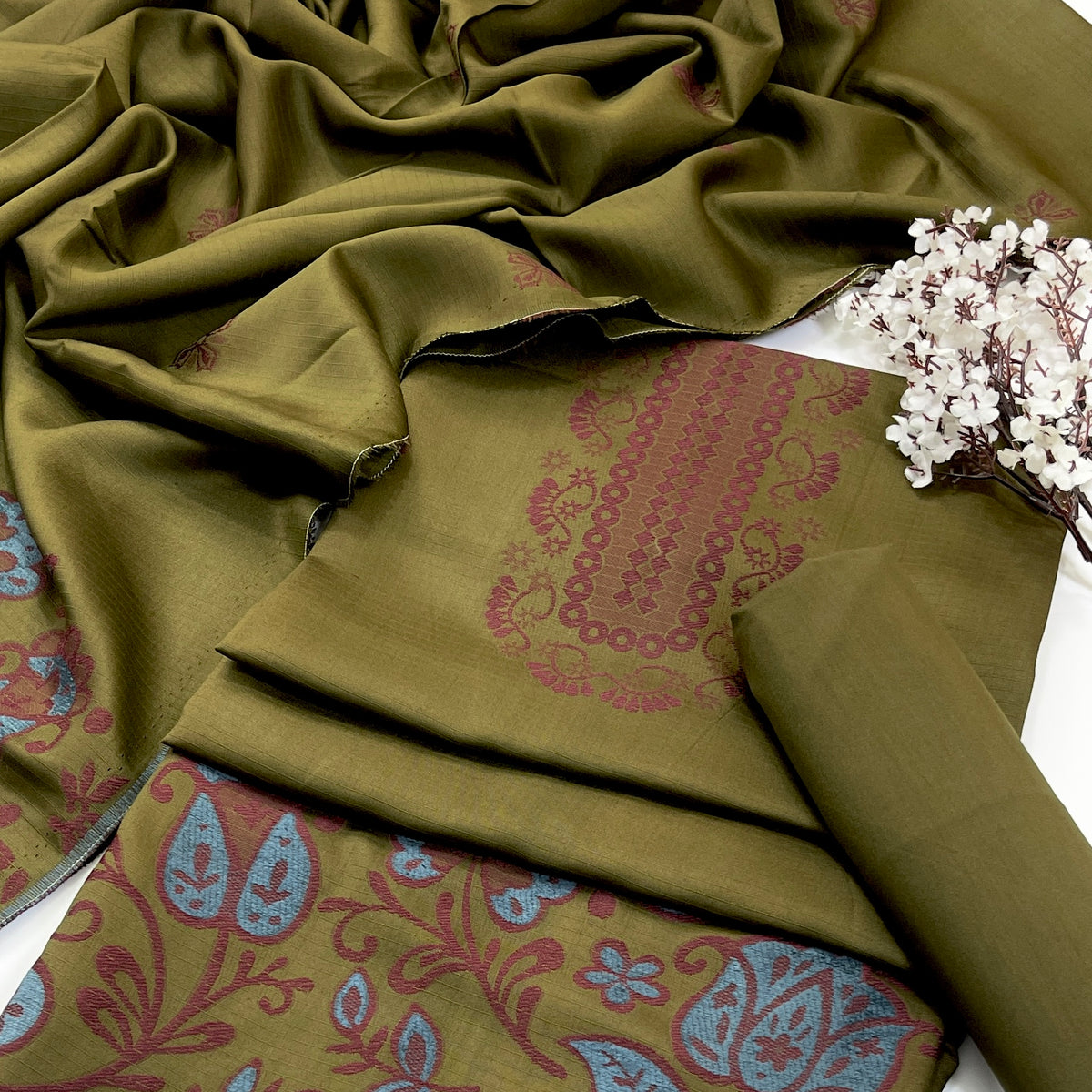 Sapphire Jacquard Viscose 3PC