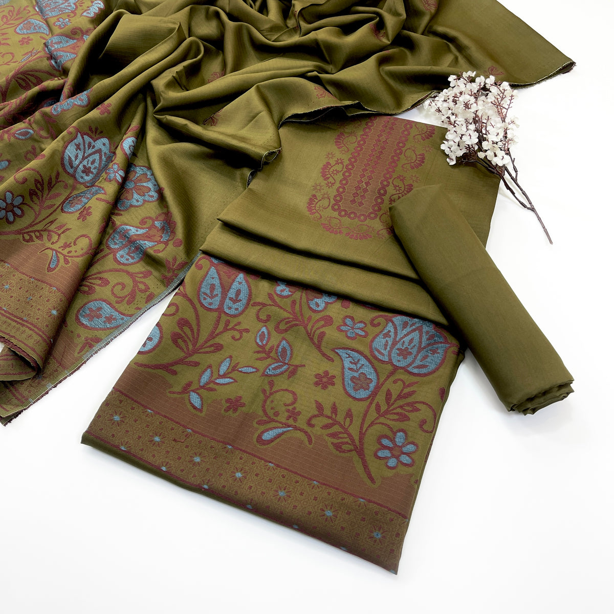 Sapphire Jacquard Viscose 3PC