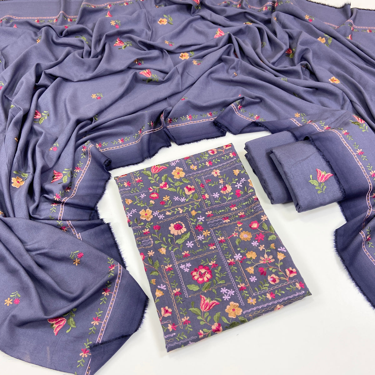 Bareeze Embroidered Karandi 3PC
