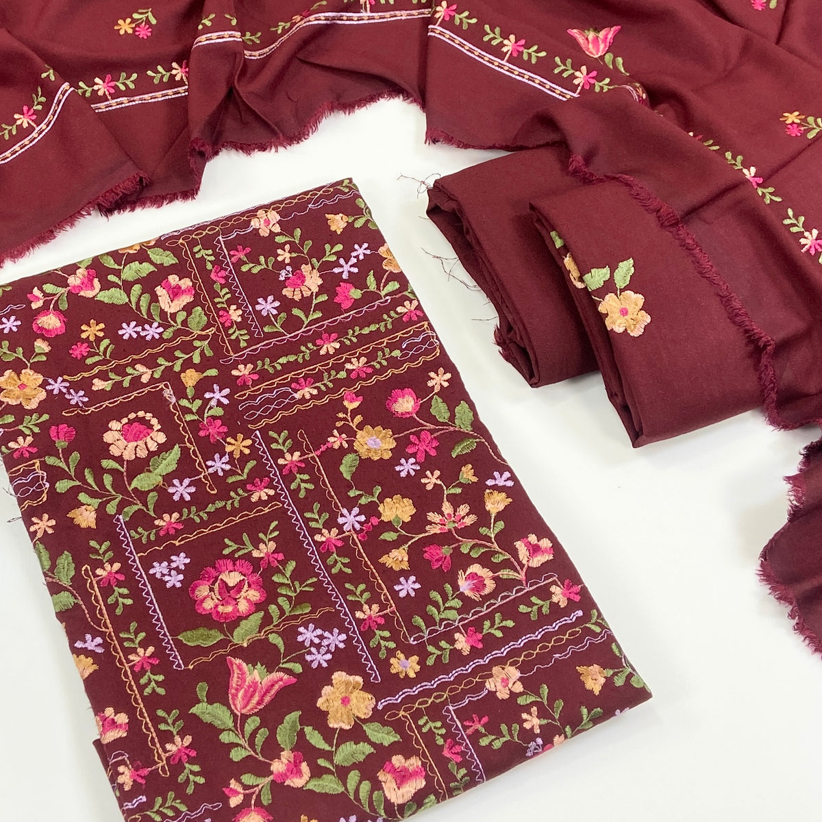 Bareeze Embroidered Karandi 3PC