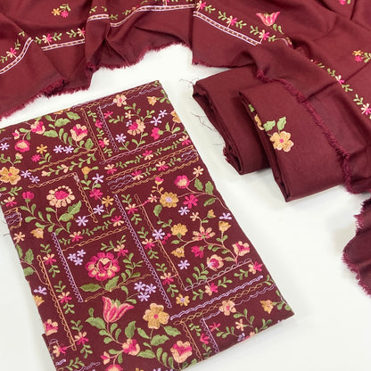 Bareeze Embroidered Karandi 3PC