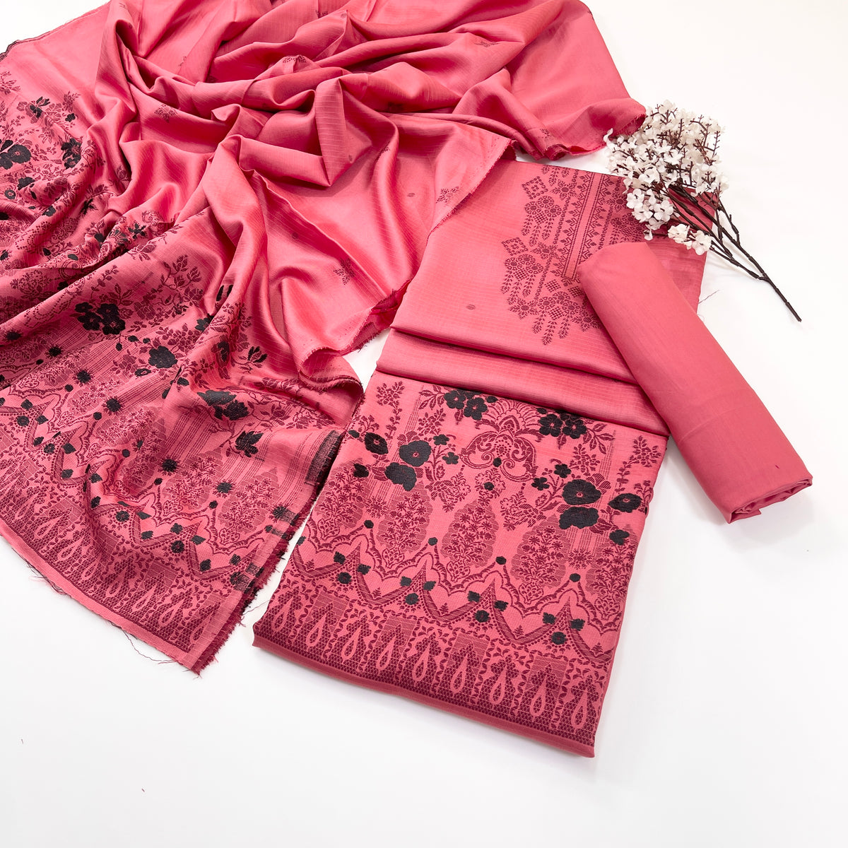 Sapphire Jacquard Viscose 3PC