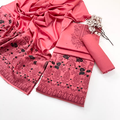 Sapphire Jacquard Viscose 3PC