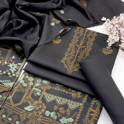 Sapphire Jacquard Viscose 3PC
