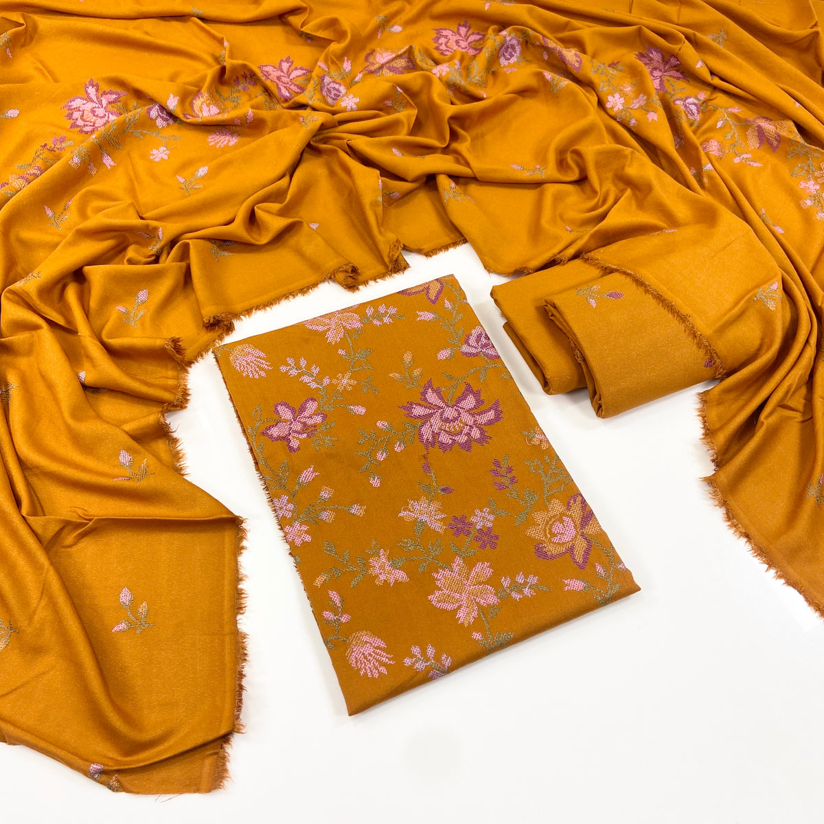 Bareeze Embroidered Karandi 3PC