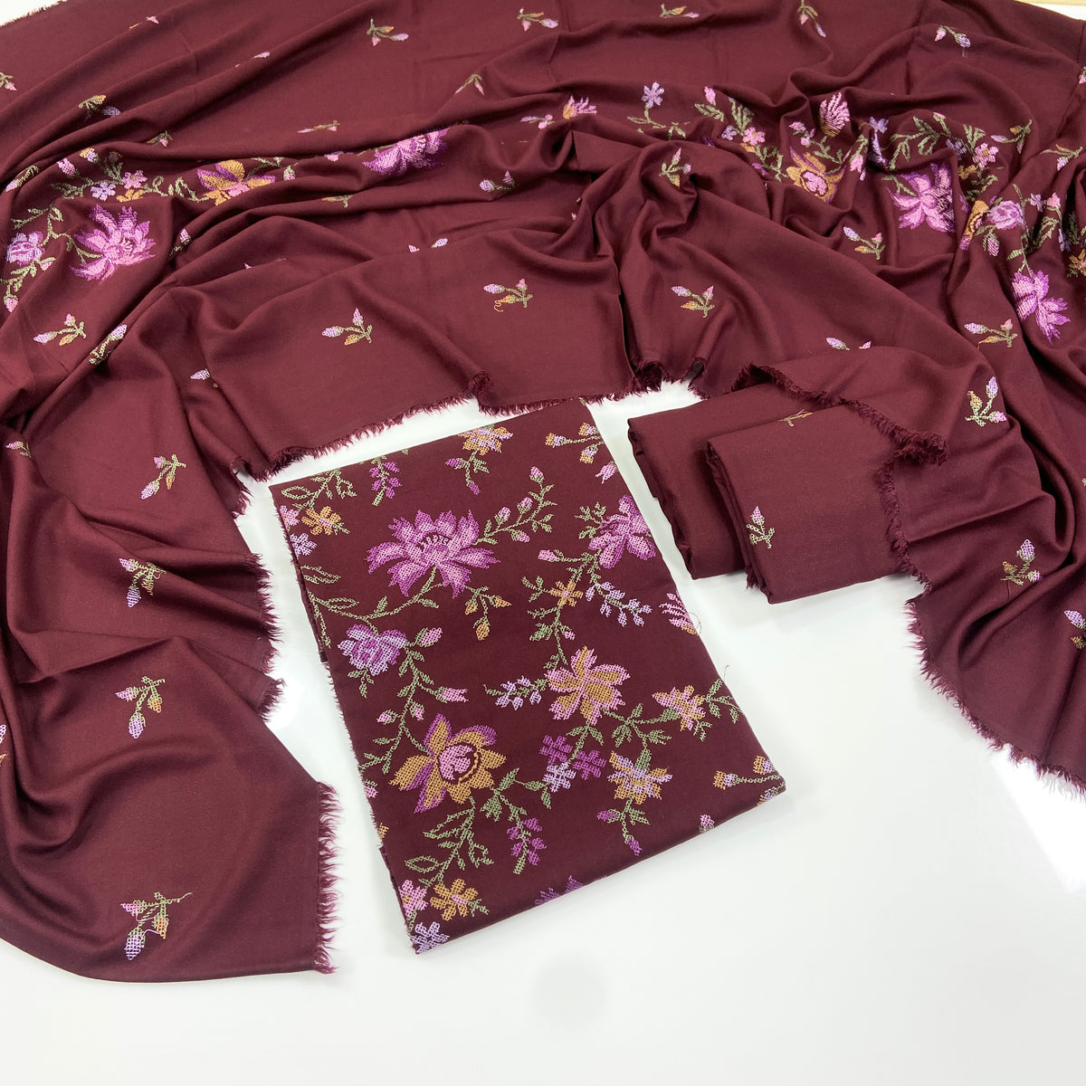 Bareeze Embroidered Karandi 3PC