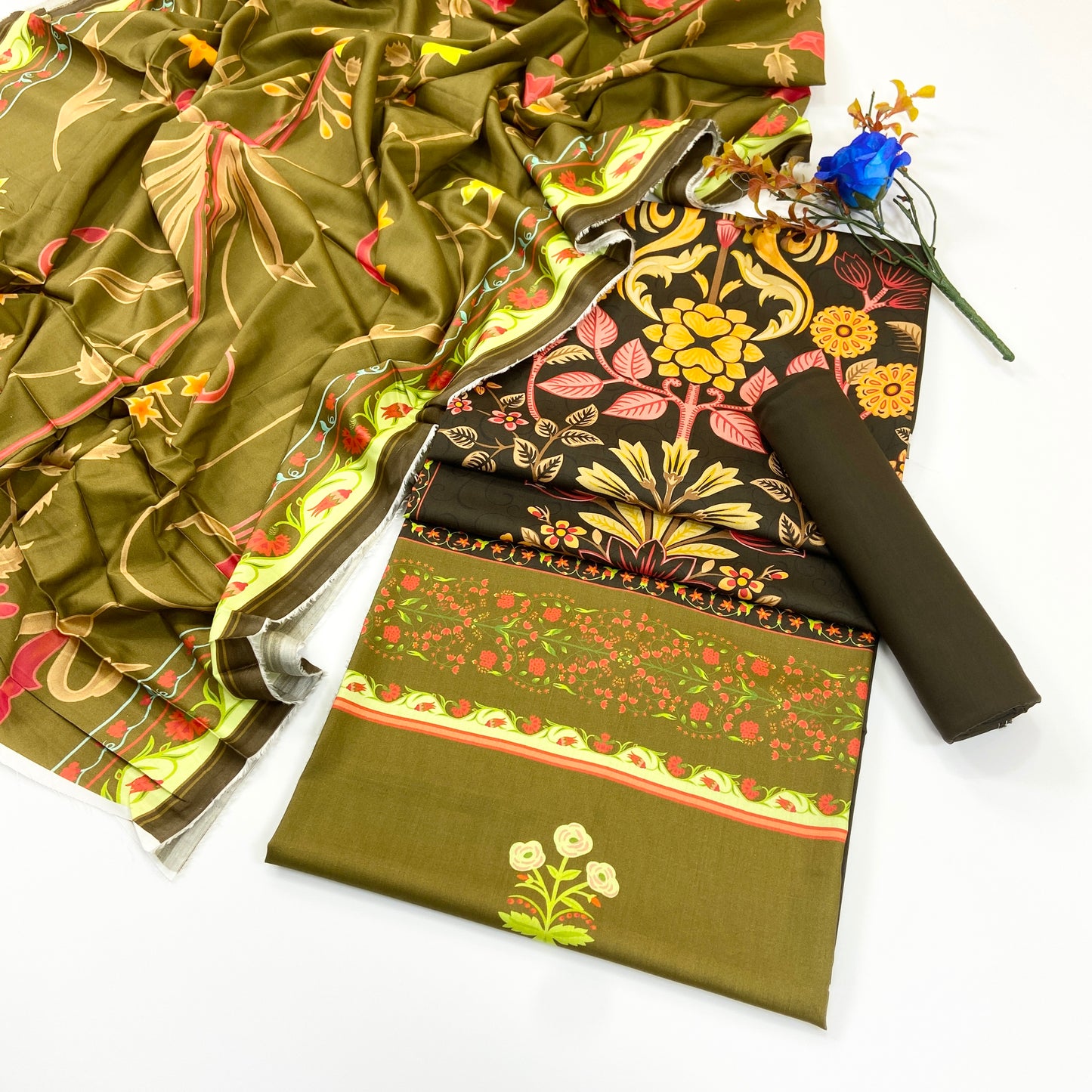 Anaya Digital Printed Linen 3PC