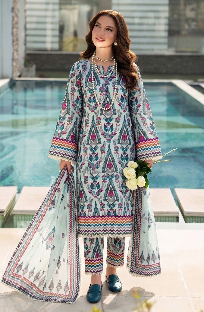 Reemse Digital Printed Banadora Lawn 3PC