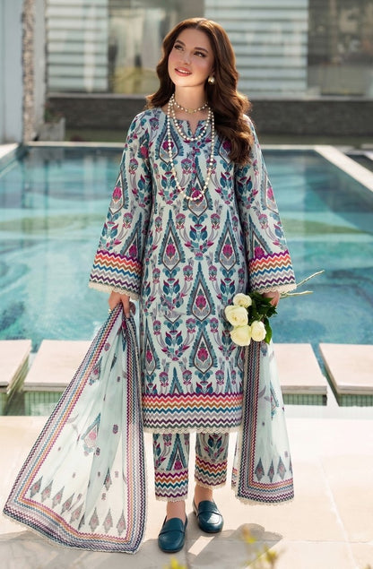 Reemse Digital Printed Banadora Lawn 3PC