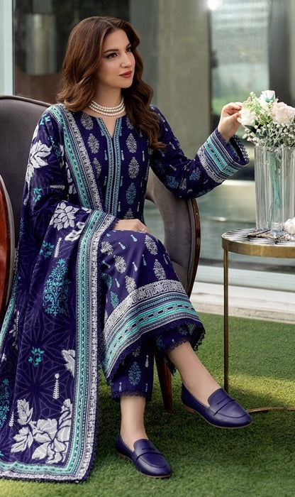 Reemse Digital Printed Banadora Lawn 3PC