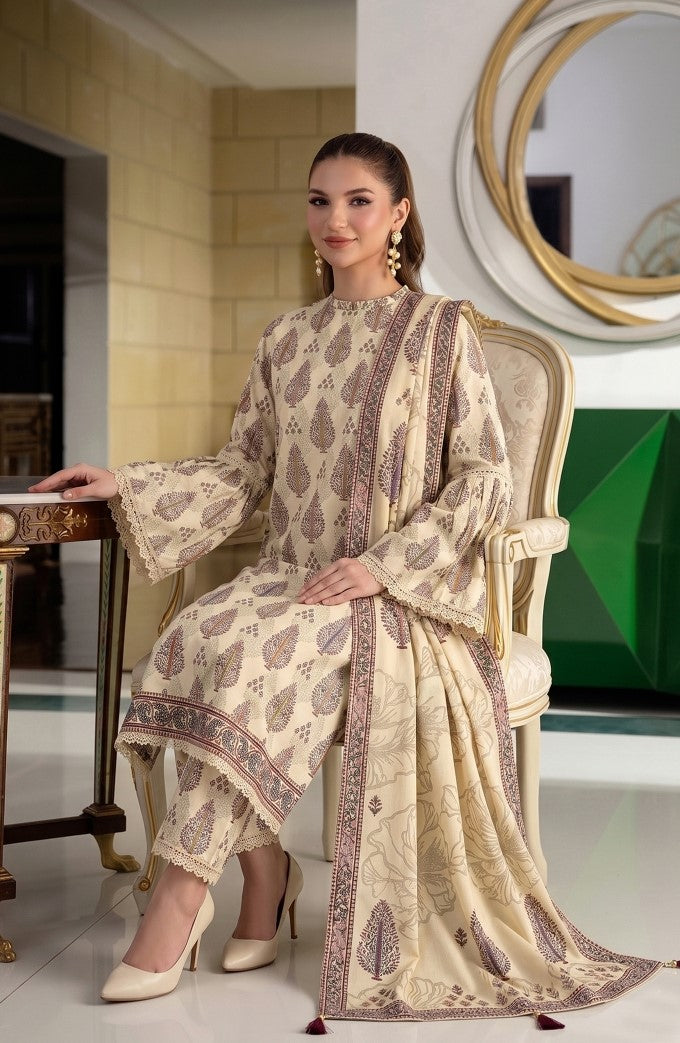 Reemse Digital Printed Banadora Lawn 3PC