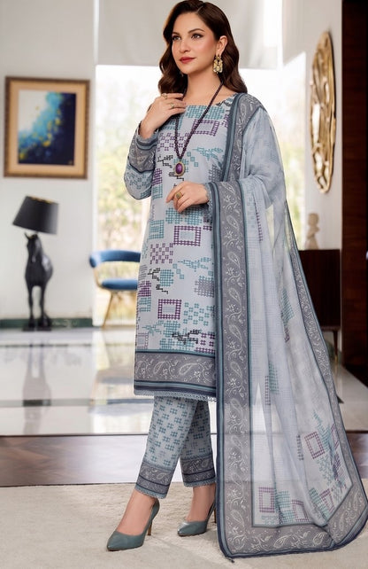 Reemse Digital Printed Banadora Lawn 3PC