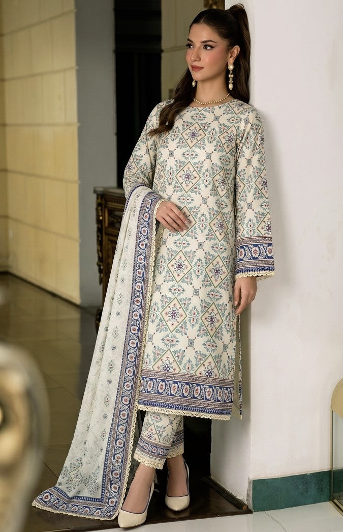 Reemse Digital Printed Banadora Lawn 3PC