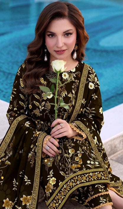 Reemse Digital Printed Banadora Lawn 3PC