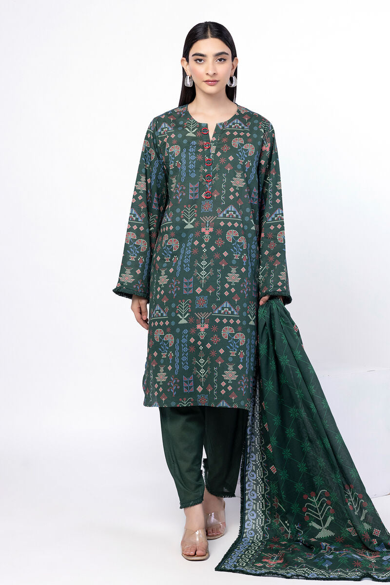 Khaadi Digital Printed Lawn 3PC