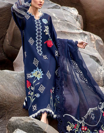 Crimson Luxury Embroidered Lawn 3PC