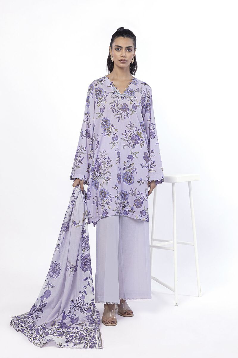 Khaadi Digital Printed Lawn 3PC